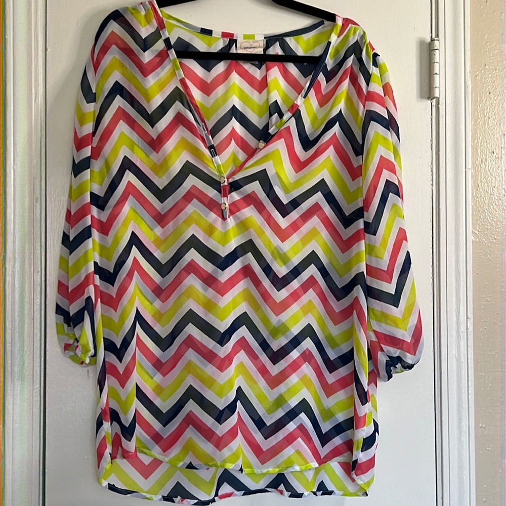 Chevron Blouse